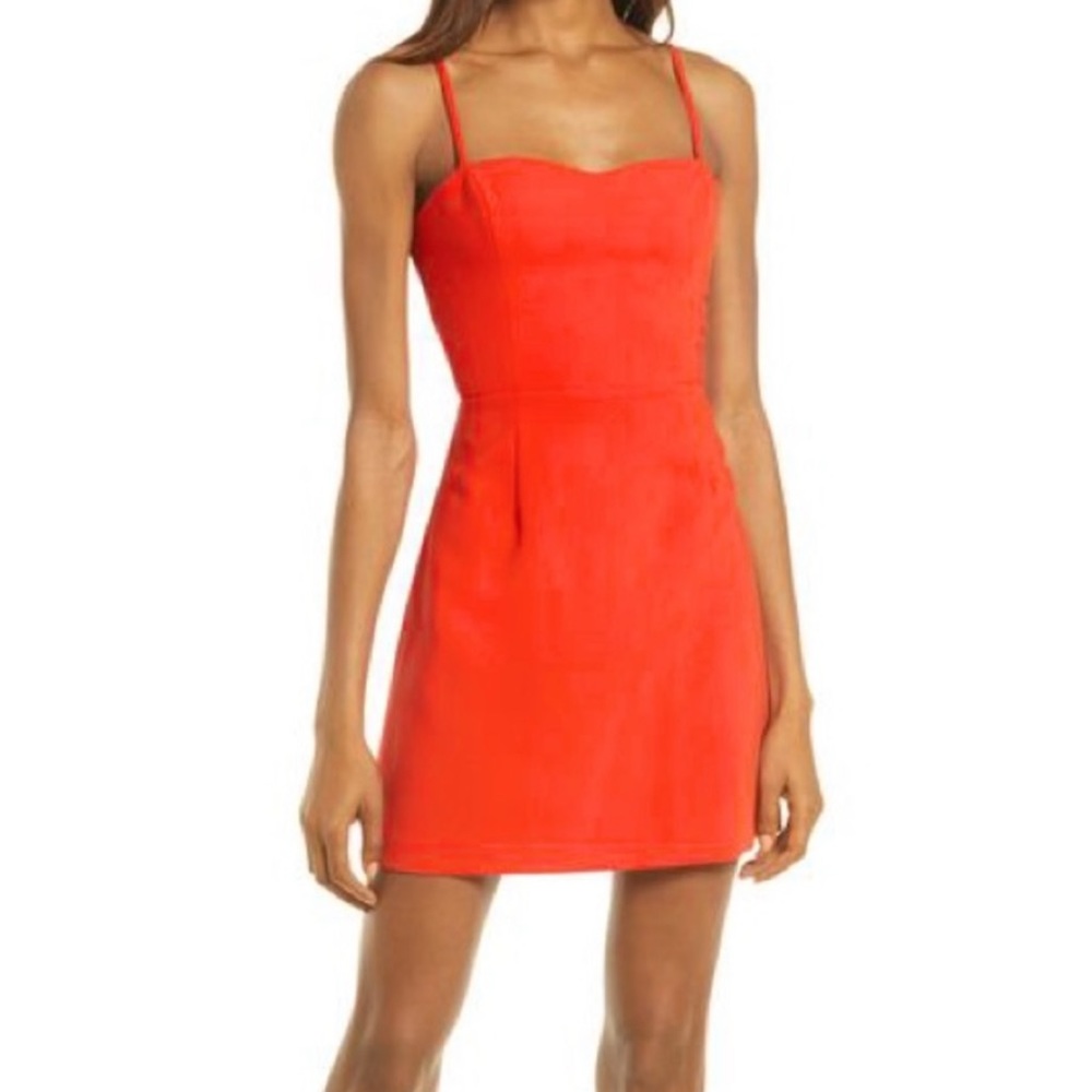 French Connection Red Straight Dress